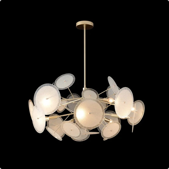Люстра на штанге Crystal Lux DANDELION SP10 GOLD