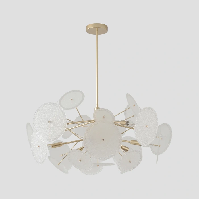 Люстра на штанге Crystal Lux DANDELION SP10 GOLD