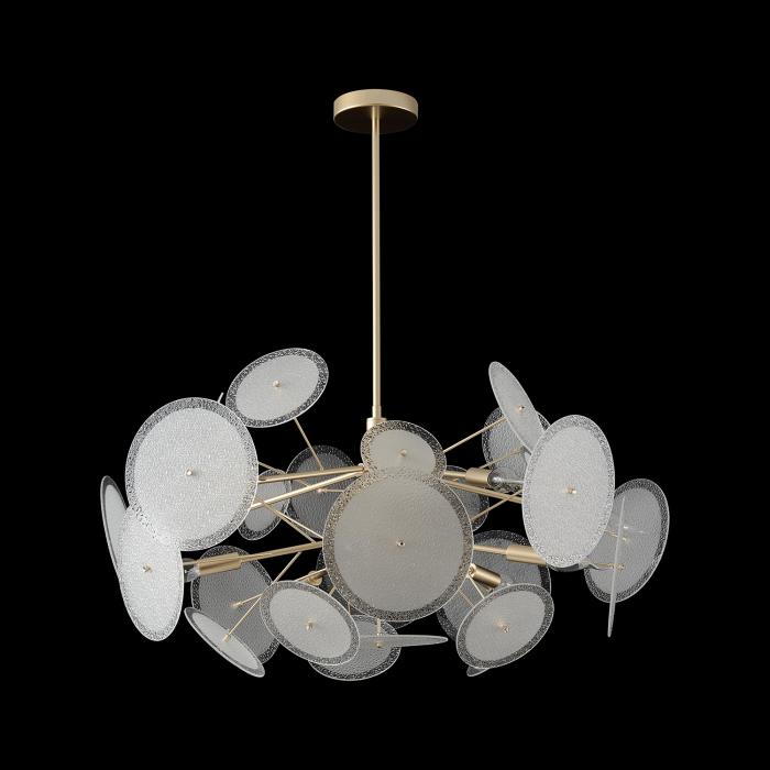 Люстра на штанге Crystal Lux DANDELION SP10 GOLD