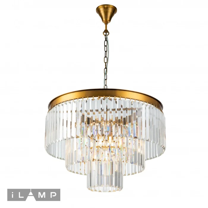 Подвесная люстра iLamp Triumph 7383/8P BR