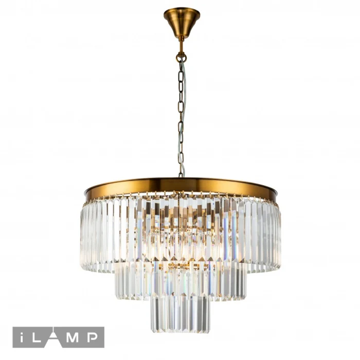 Подвесная люстра iLamp Triumph 7383/8P BR