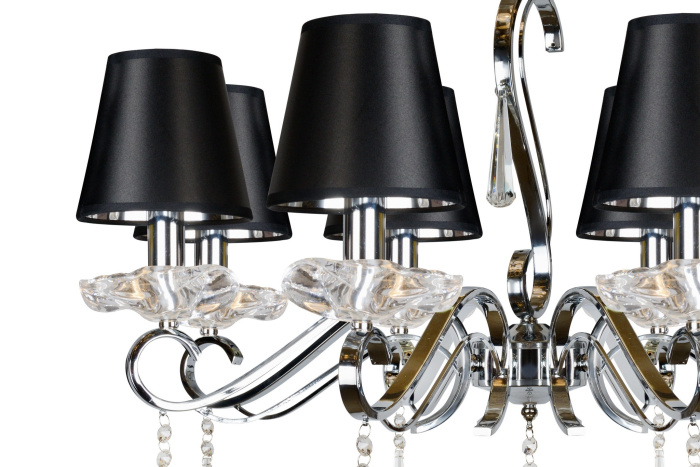 Подвесная люстра iLamp Stella RM1684/8 Хром