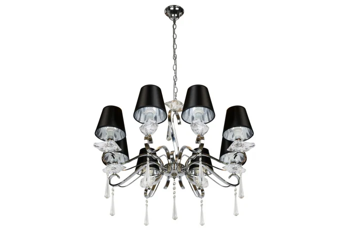 Подвесная люстра iLamp Stella RM1684/8 Хром