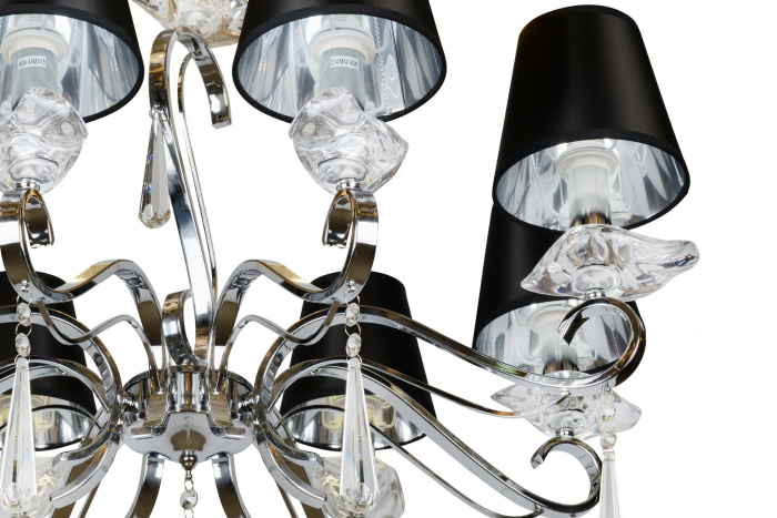 Подвесная люстра iLamp Stella RM1684/8 Хром