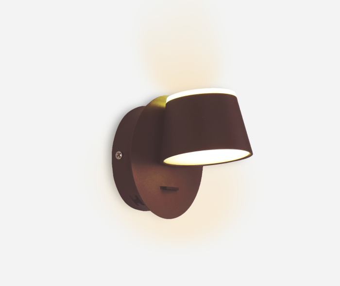 Настенный светодиодный светильник с выключателем на корпусе Ambrella light FW168