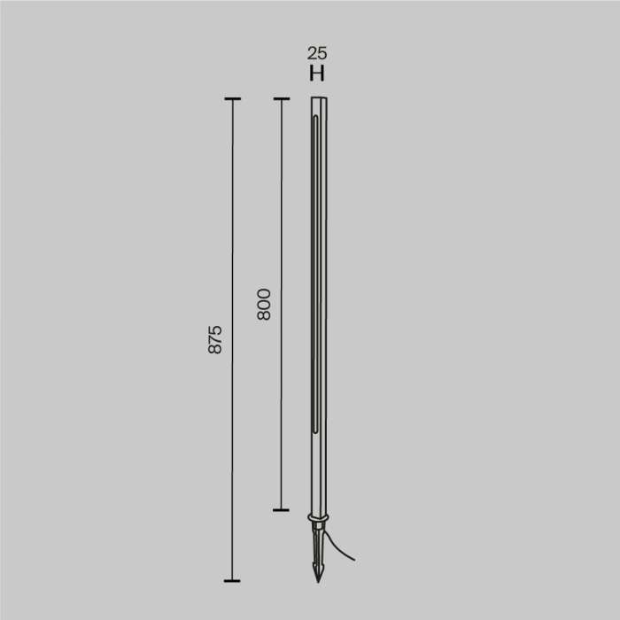 Садово-парковый светильник Maytoni Pole O440FL-L12GF3K