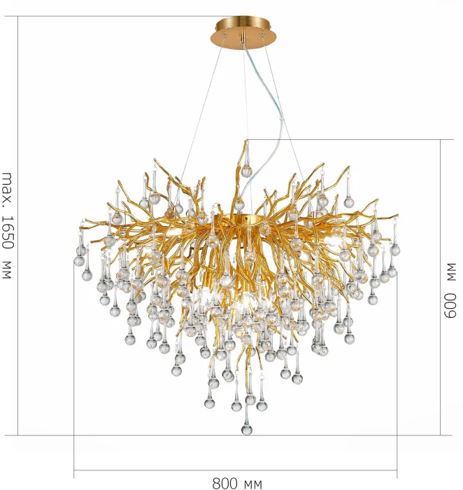 Подвесная люстра ST Luce Anzio SL1651.203.09