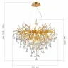 Подвесная люстра ST Luce Anzio SL1651.203.09