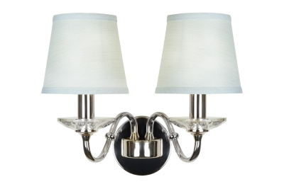 Настенный светильник iLamp Dolce Vita W2345-2 Никель+голубой