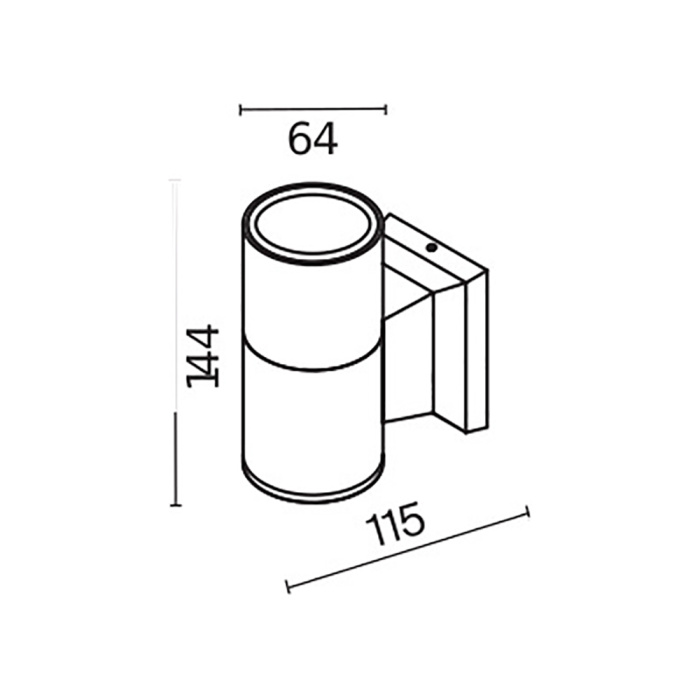 Светильник настенный Maytoni Bowery O574WL-01W