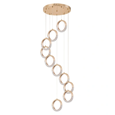 Люстра каскадная Arte Lamp MONTANA A7777SP-10GO