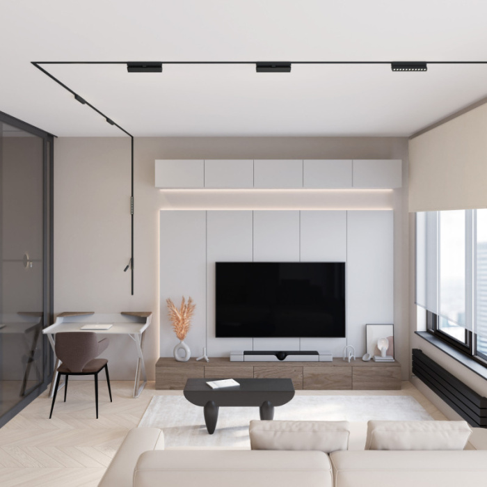 Светильник на шине Denkirs AIR GRILL DK5338-BK