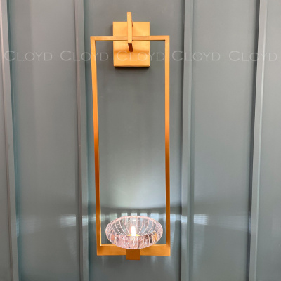 Бра Cloyd BEKAR W1 / выс. 68 см - латунь (арт.20387)