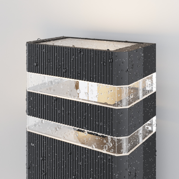 Уличный настенный светильник Maytoni Unter den linden O578WL-02B