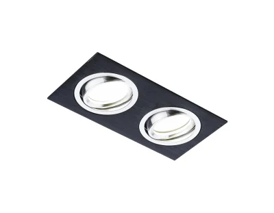 Встраиваемый точечный светильник MR16 с поворотным механизмом Ambrella light A601/2 BK