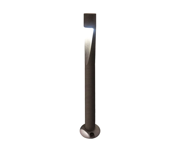 Светильник уличный Эдми черный столб d 4,8, основание d 10,5 h60 Led 12W (3000K) Kink Light 09306-60F,19
