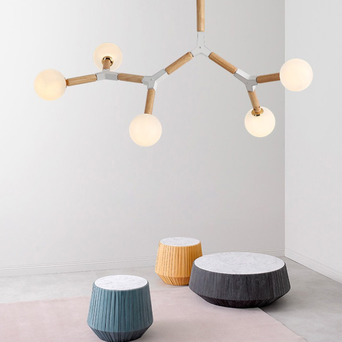 Люстра на штанге FORMULA 6 lamps ImperiumLoft 140710-26