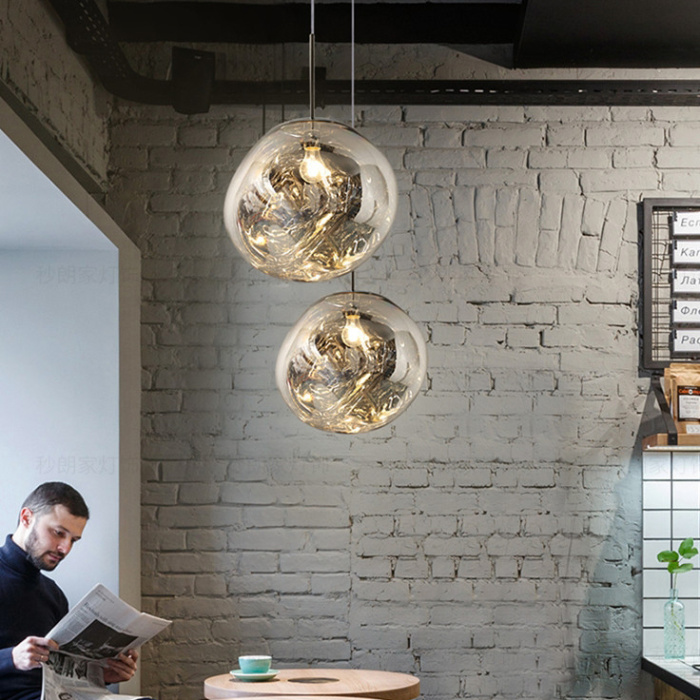 Подвесной светильник Tom Dixon Melt Pendant Silver D38 ImperiumLoft