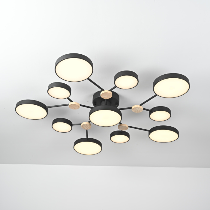 Потолочная люстра GAMMA D102 Black ImperiumLoft