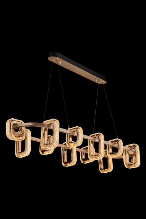 Подвесной светильник Leon Theona LE7701/12L Grey/Gold