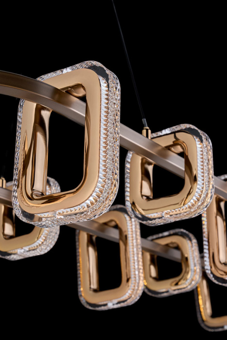 Подвесной светильник Leon Theona LE7701/12L Grey/Gold