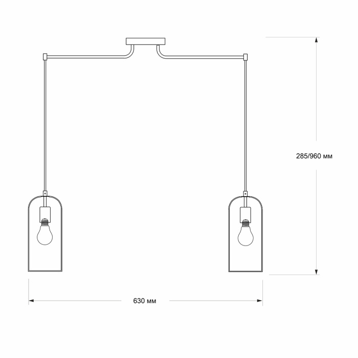 Подвесной светильник PHOENIX ESCADA 10198/6