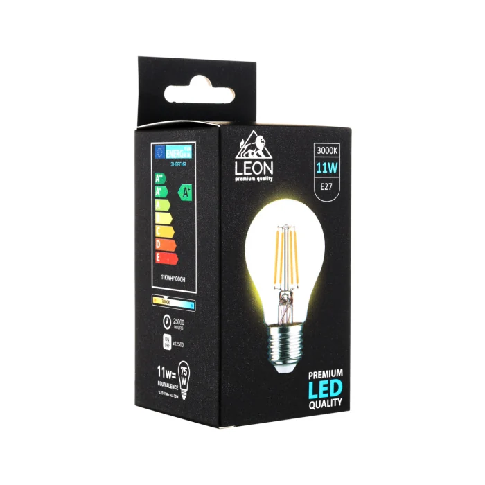 Светодиодная лампа Leon LE-A60-11W-3000K-E27/CL