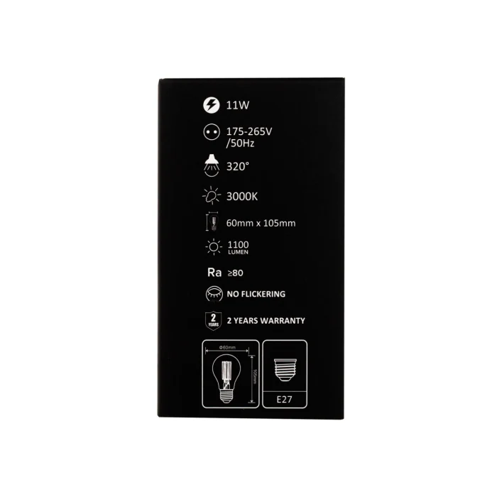 Светодиодная лампа Leon LE-A60-11W-3000K-E27/CL