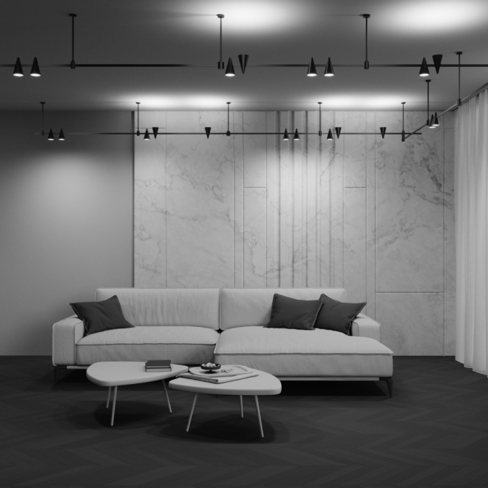 Трековый светильник Maytoni Keila TR146-1-5W4K-B