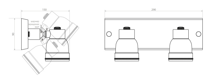 Уличный настенный светильник Covali WL-38032