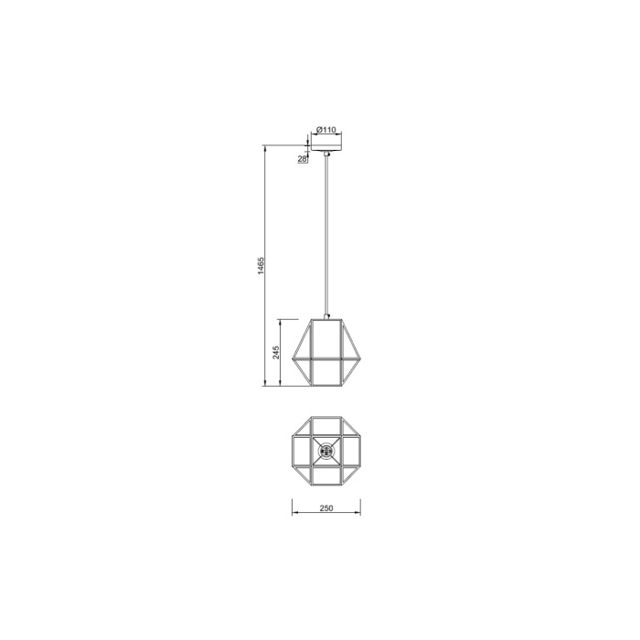 Подвесной светильник VL5082P31 Vele Luce