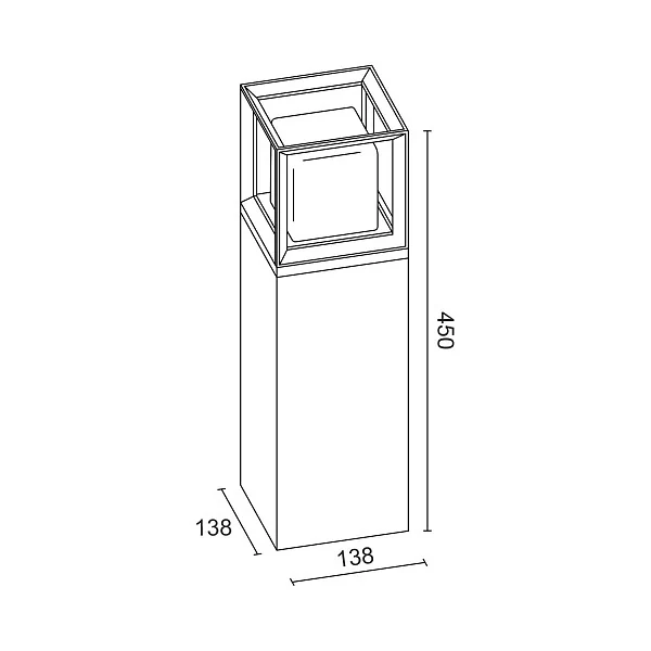 Уличный столб Ledron ETERNAL 450