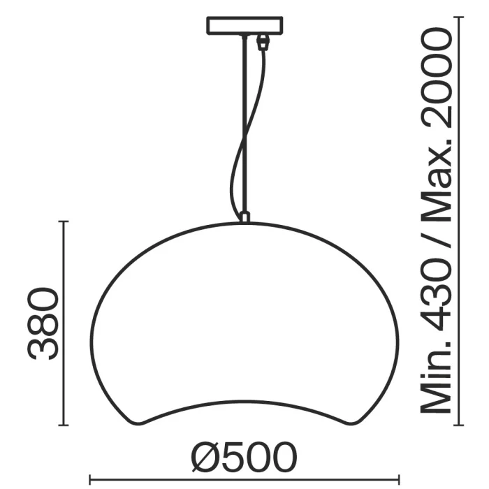 Подвесной светильник Freya Mound FR5428PL-01W1
