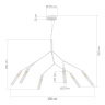 Подвесной светильник evoluce KAITO SLE1129-503-06