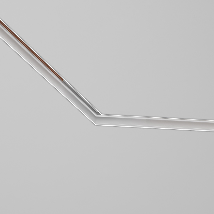 Коннектор угловой 135° Exility встраиваемый под ГКЛ 9,5мм, белый Maytoni TRA034CLO-42W