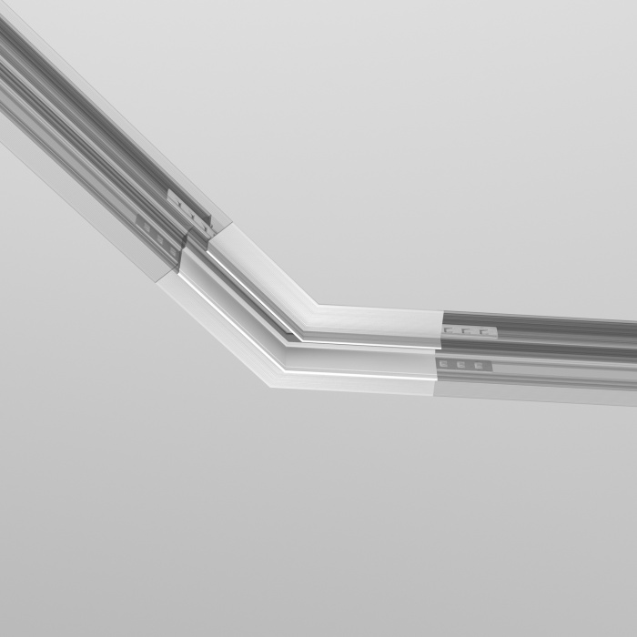 Коннектор угловой 135° Exility встраиваемый под ГКЛ 9,5мм, белый Maytoni TRA034CLO-42W