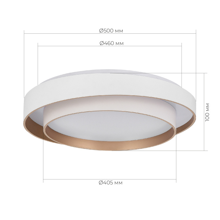 Потолочный светильник evoluce CROSBY SLE6009-502-01