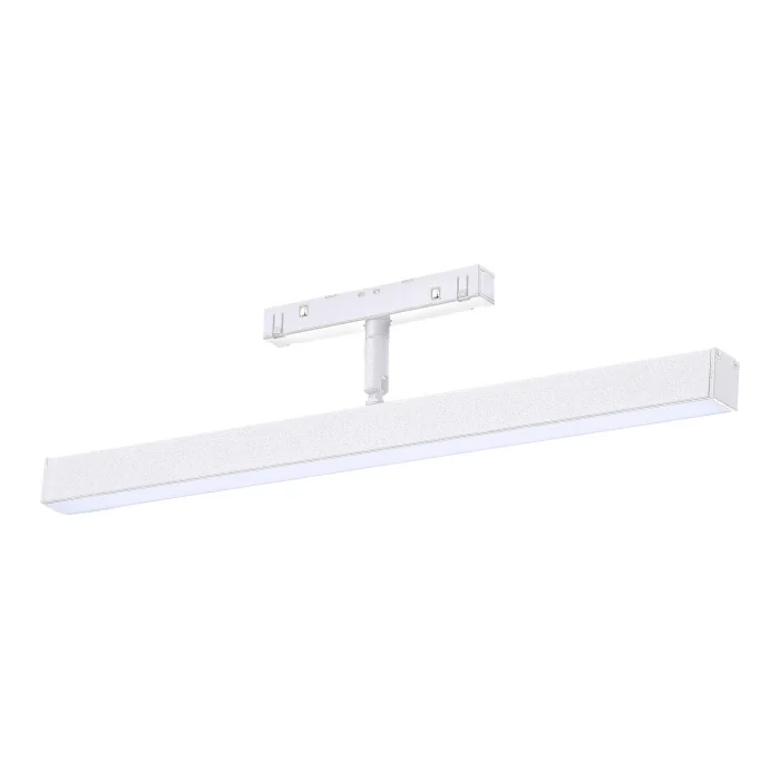 Магнитный трековый светильник Белый LED 1*12W 4000K 850Lm Ra>90 120° IP20 L405xW22,5xH9 ST802.546.12