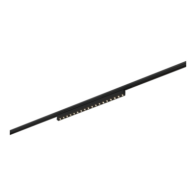 Магнитный трековый светильник Черный LED 1*15W 3000K 640Lm Ra&gt;90 IP20 L292xW10xH18 24V ST666.436.15