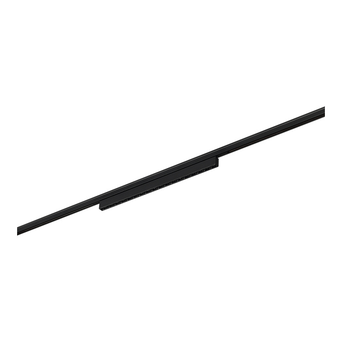 Магнитный трековый светильник Черный LED 1*15W 3000K 640Lm Ra>90 IP20 L292xW10xH18 24V ST666.436.15