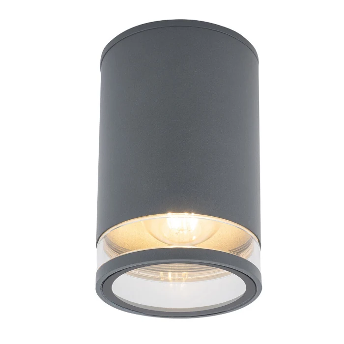 Уличный потолочный светодиодный светильник Nowodvorski Rock Pro Graphite 10687