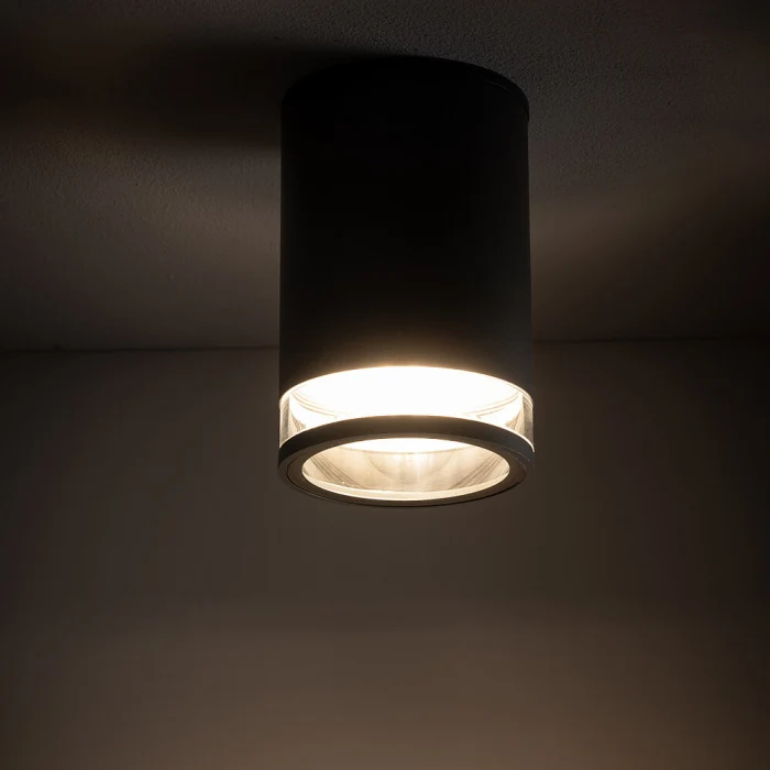 Уличный потолочный светодиодный светильник Nowodvorski Rock Pro Graphite 10687