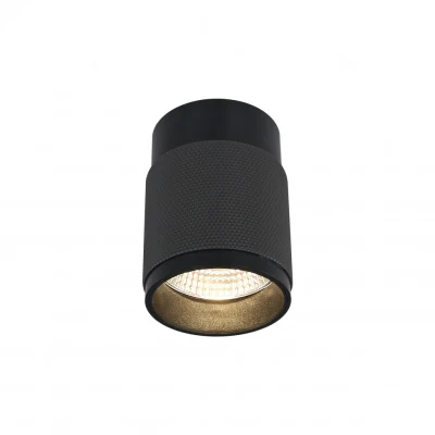 Светильник накладной iLedex Delta 1955-10W-3000K-36 BK+GRP
