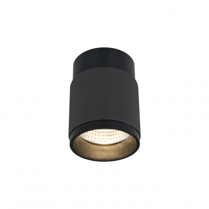 Светильник накладной iLedex Delta 1955-10W-3000K-36 BK+GRP