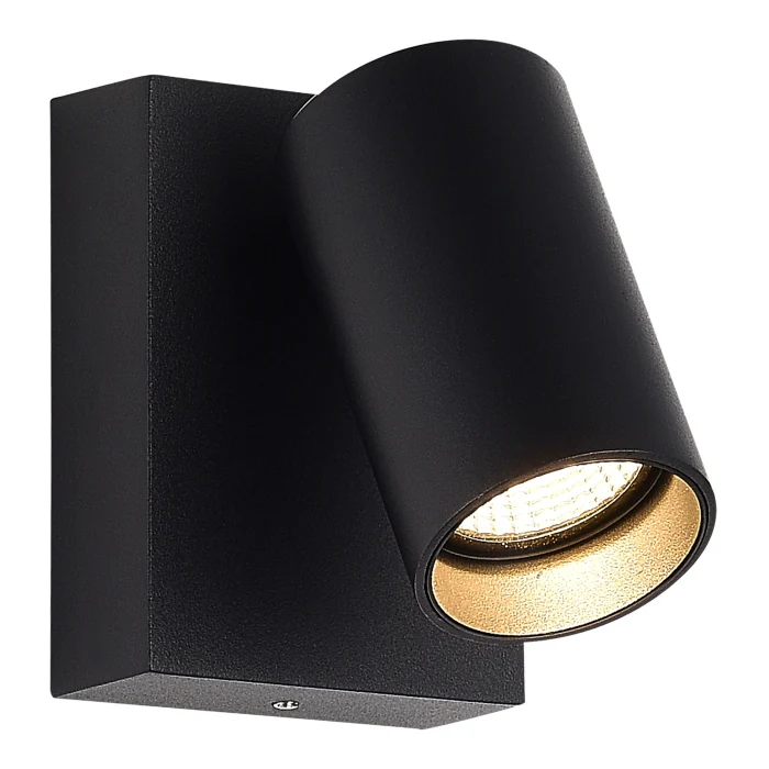 Светильник уличный настенный ST-Luce черный/белый LED 1*9W 3000K SL9515.401.01