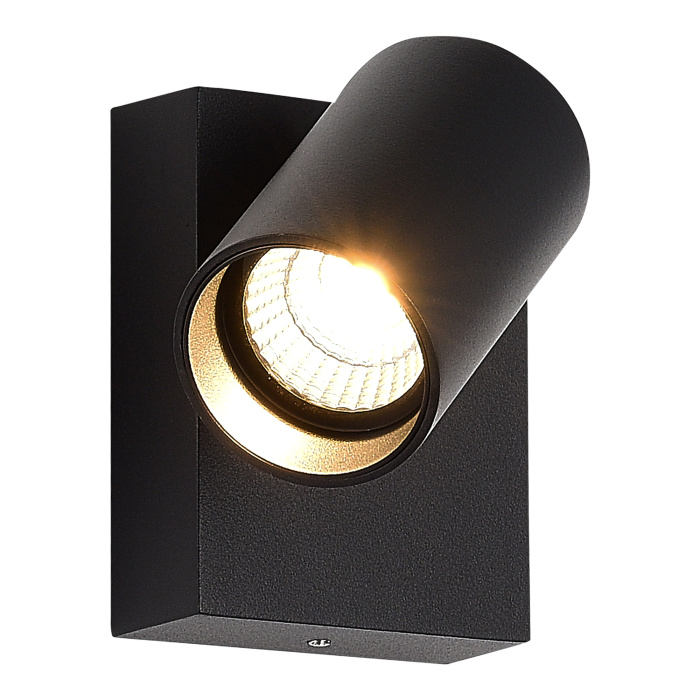 Светильник уличный настенный ST-Luce черный/белый LED 1*9W 3000K SL9515.401.01