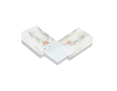 Соединитель угловой L для светодиодной ленты COB 8mm 12/24V (2 конт.) GS6851 (5шт) Ambrella light GS6851