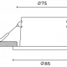 Встраиваемый светильник Hesby Lighting Nova HSBL_0178