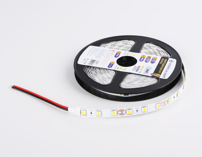 Светодиодная лента Ambrella Light GS2002 5050 60Led /14.4W m/ 12V IP20 4500K 5m Ambrella light GS2002