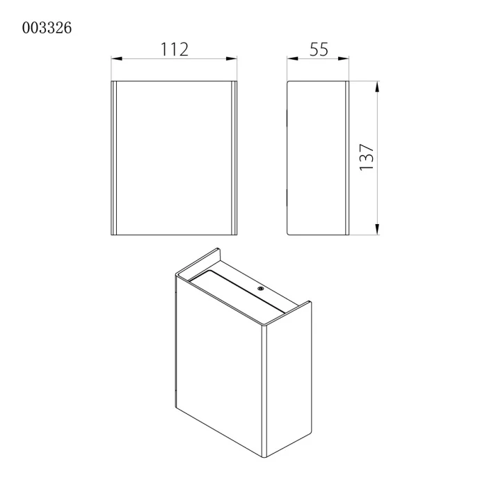 Настенный фонарь Natural Concepts Dwell NC-013326-DG